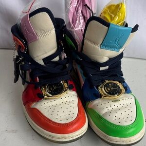 Size 6 1/2 - Nike Air Jordan 1 Mid x Melody Ehsani Fearless 2019 CQ7629 100